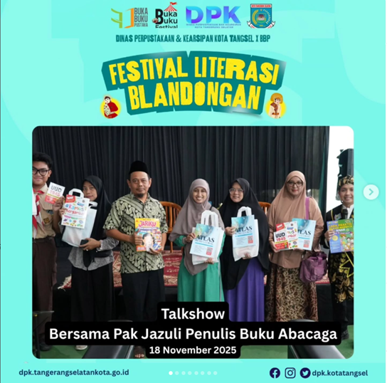 Talkshow Inspiratif Bersama Pak Jazuli, Penulis Buku Abacaga!