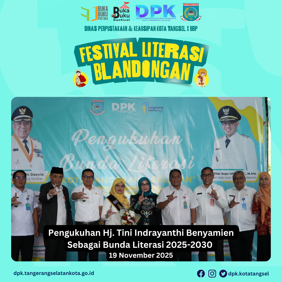 Pengukuhan Bunda Literasi Kota Tangerang Selatan Periode 2025-2030