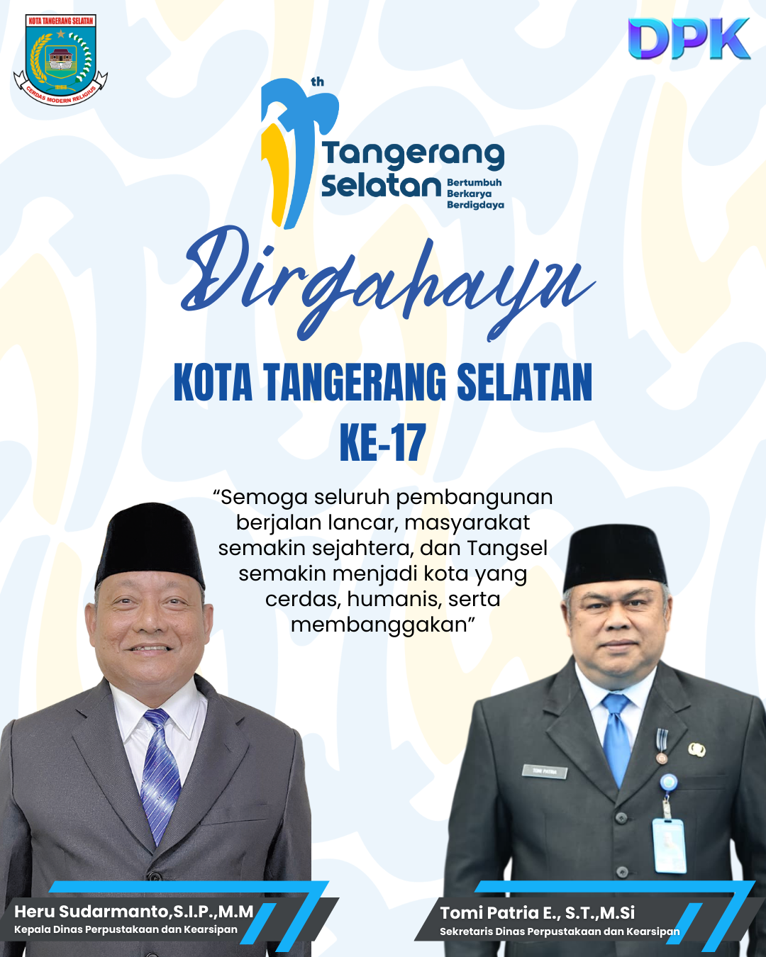Dirgahayu Kota Tangerang Selatan ke - 17