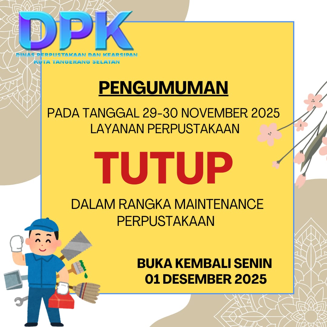 Pengumuman Tutup Layanan Perpustakaan 29-30 November 2025
