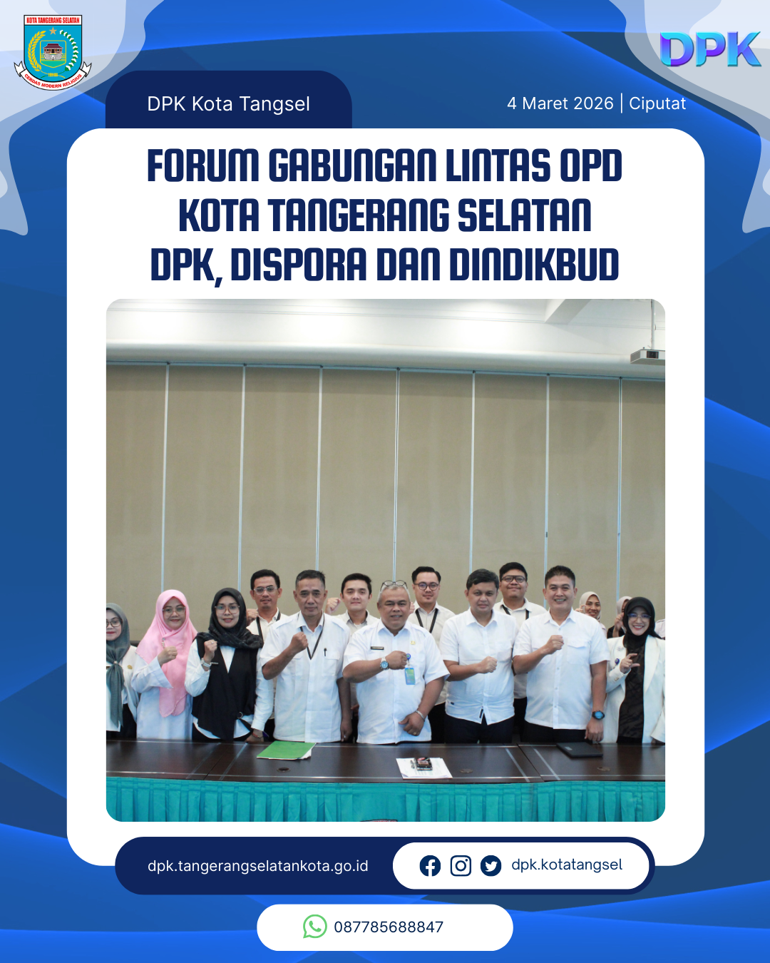 Forum Gabungan Perangkat Daerah Tangerang Selatan | 4 Maret 2026